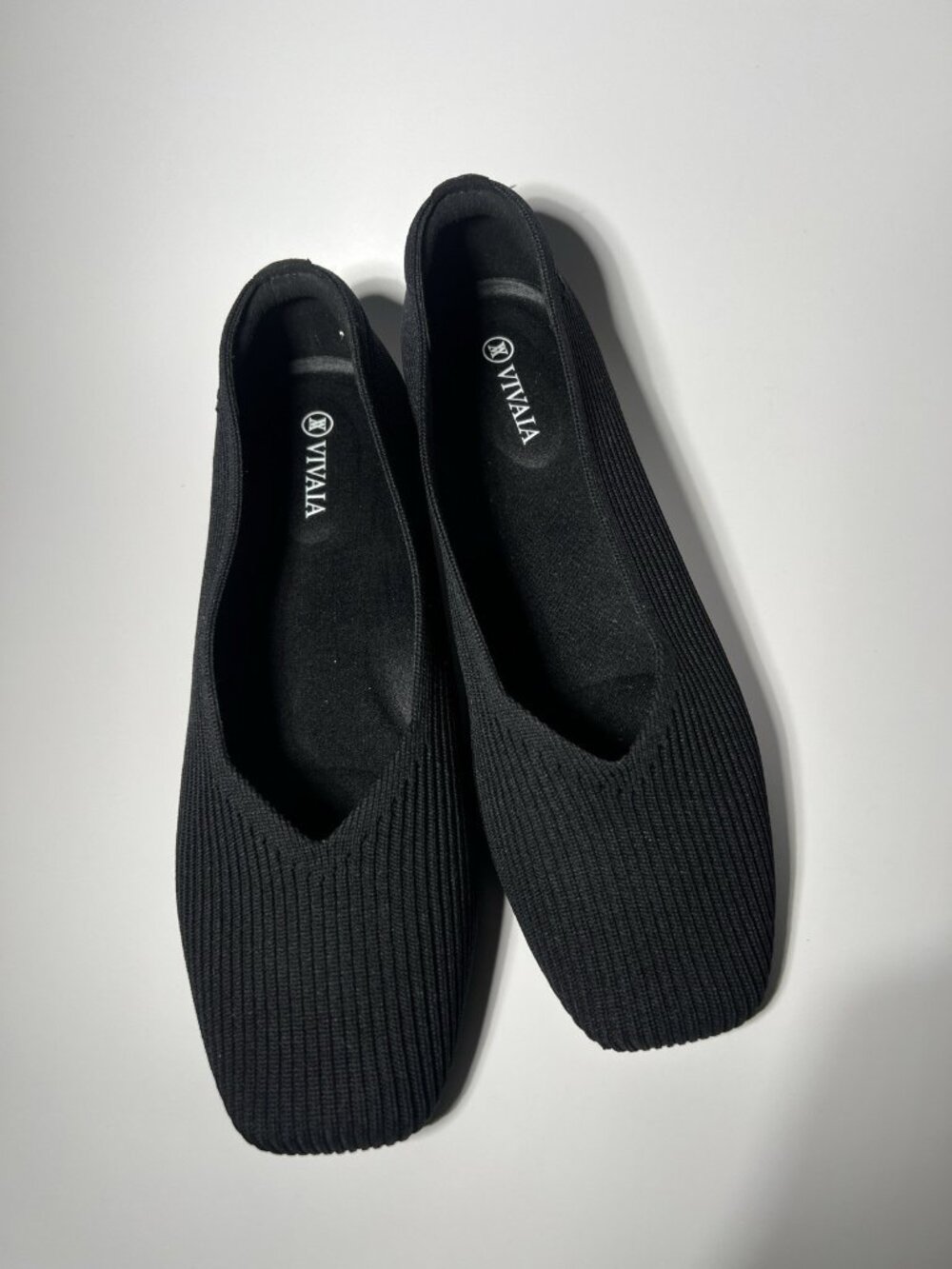 VIVAIA Margot Women’s Knit Ballet Flats Black EU 39.5 US 9